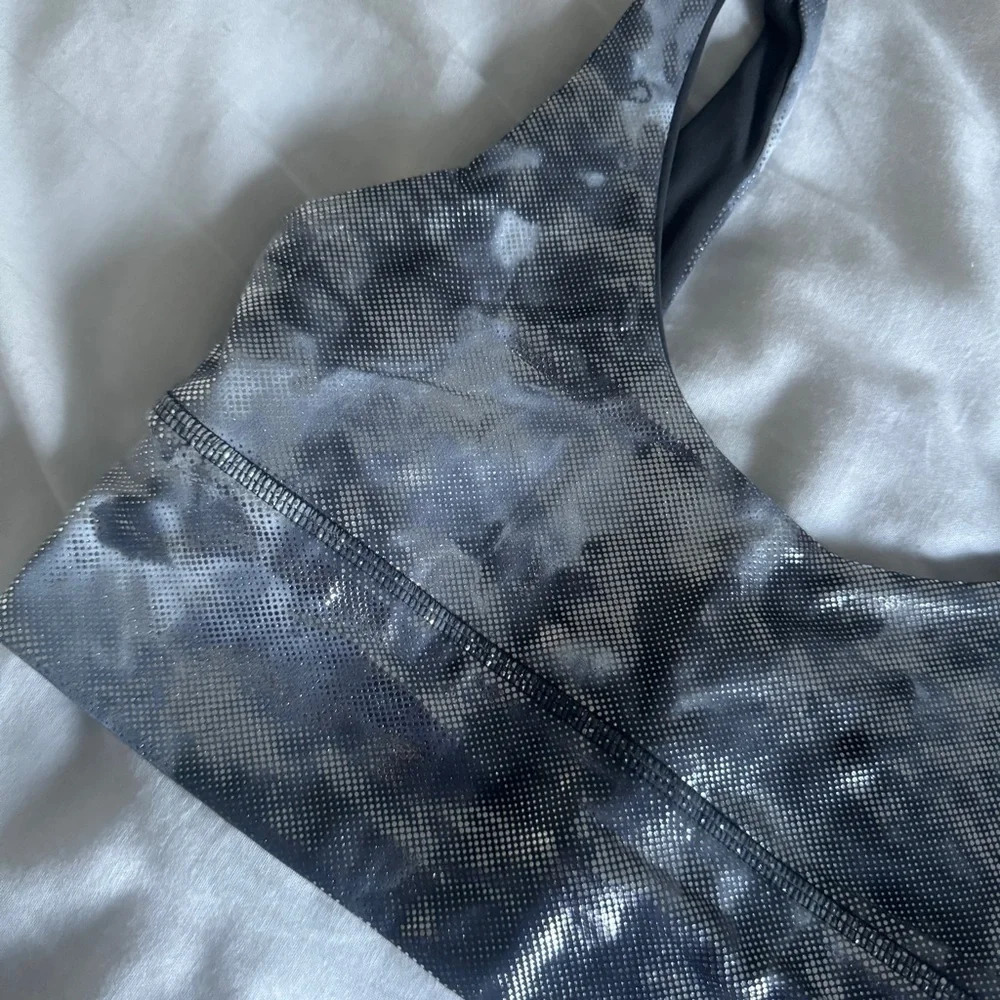 126 🆕🤍 Lululemon Align Bra A/B Cup Shine Diamond Dye Starlight Graphite Grey - Picture 3 of 11